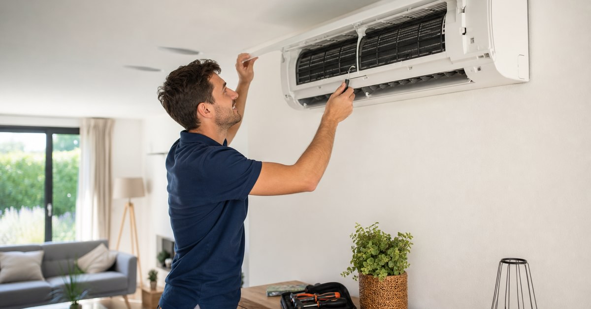 Entretien d'une unité de climatisation